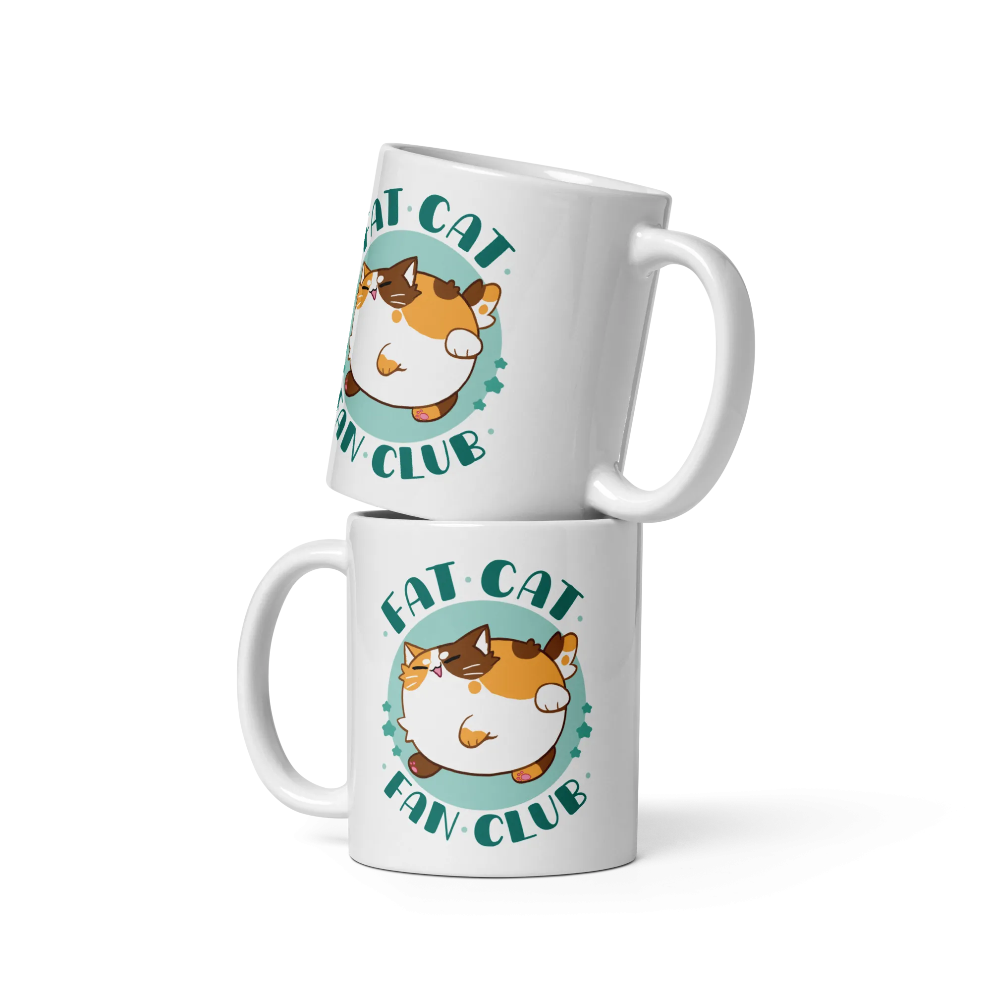 Fat Cat Fan Club Glossy Mug
