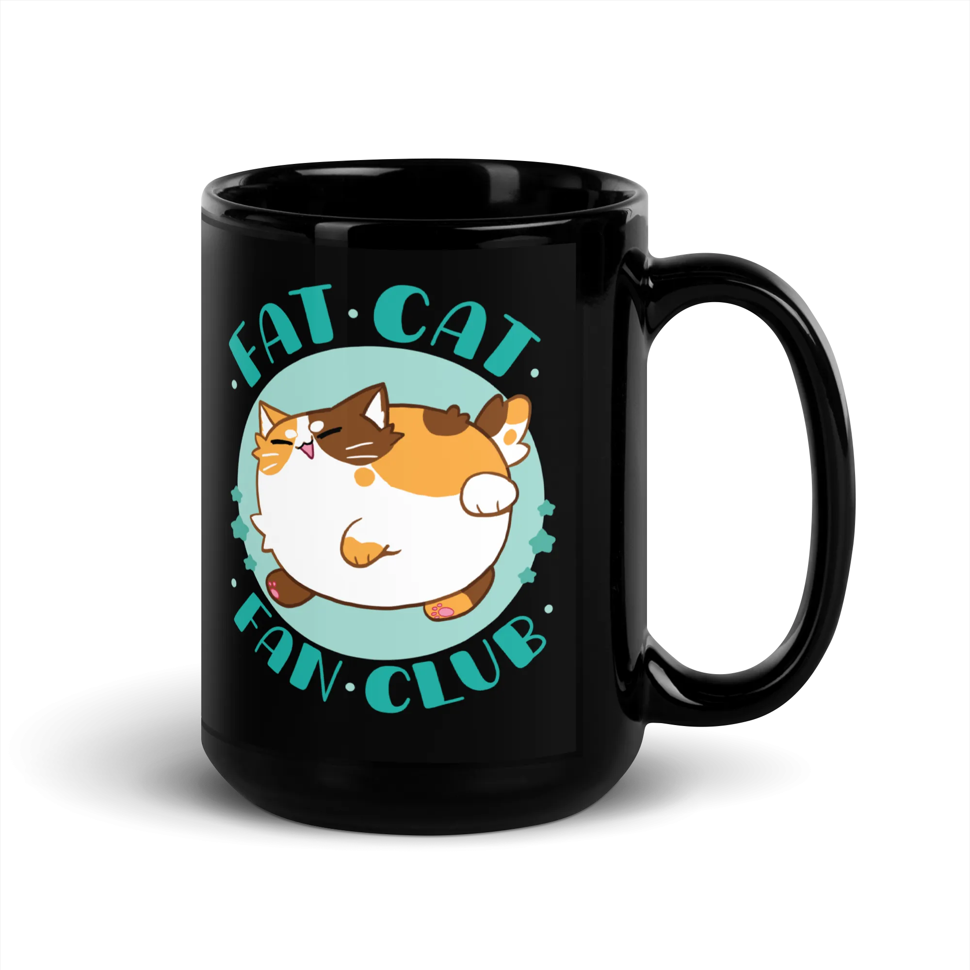 Fat Cat Fan Club Glossy Mug