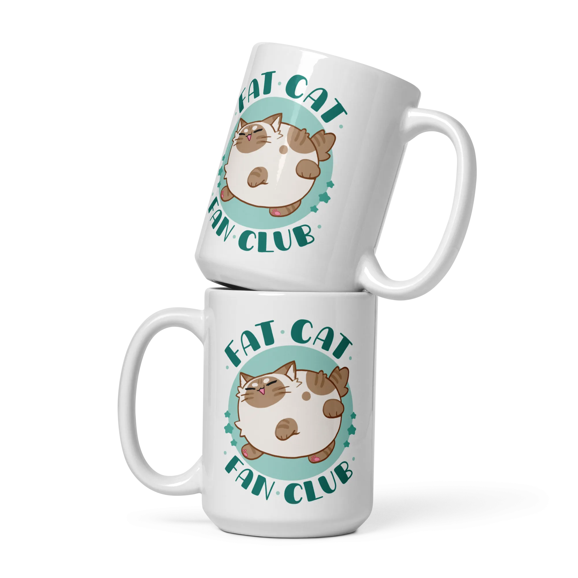 Fat Cat Fan Club Glossy Mug