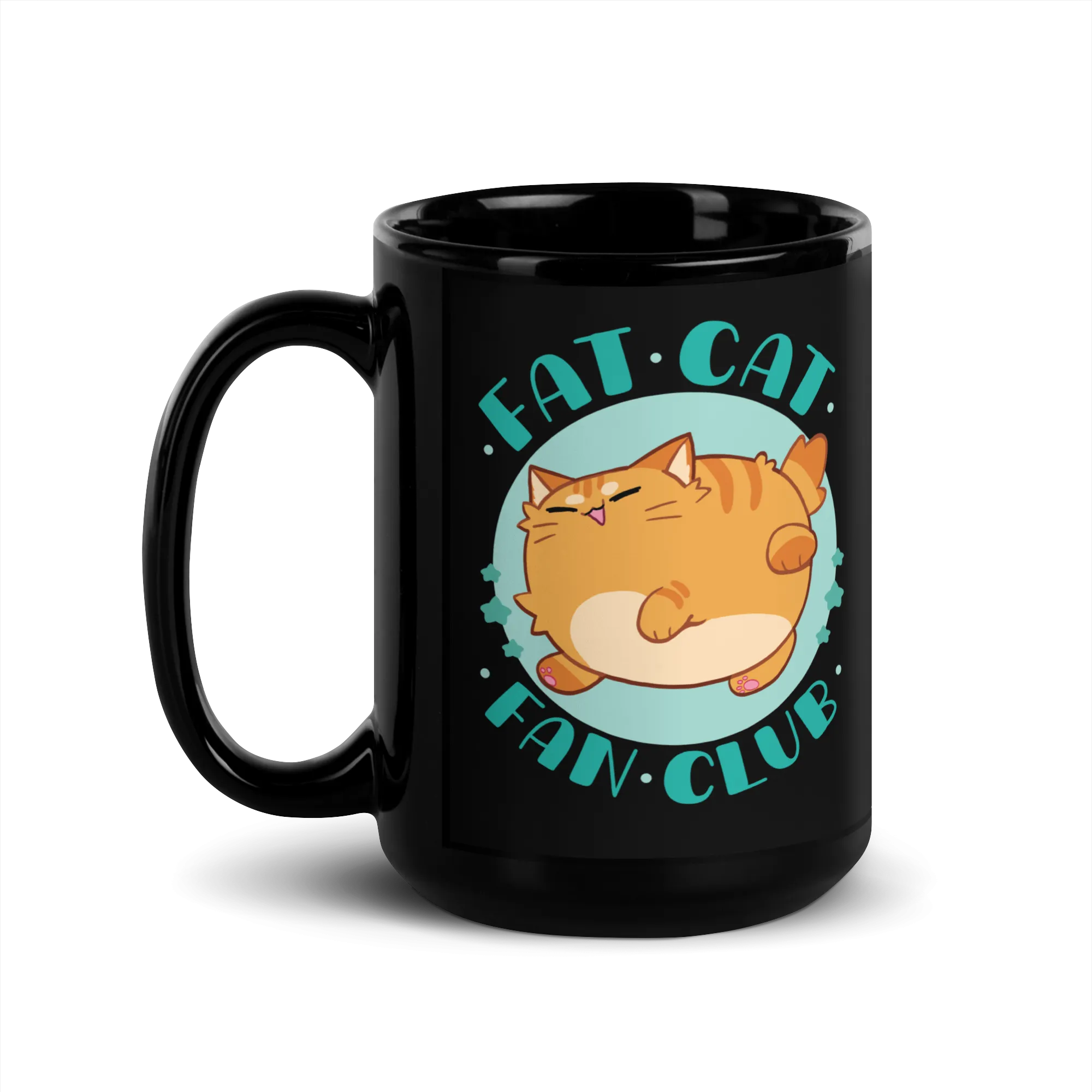 Fat Cat Fan Club Glossy Mug