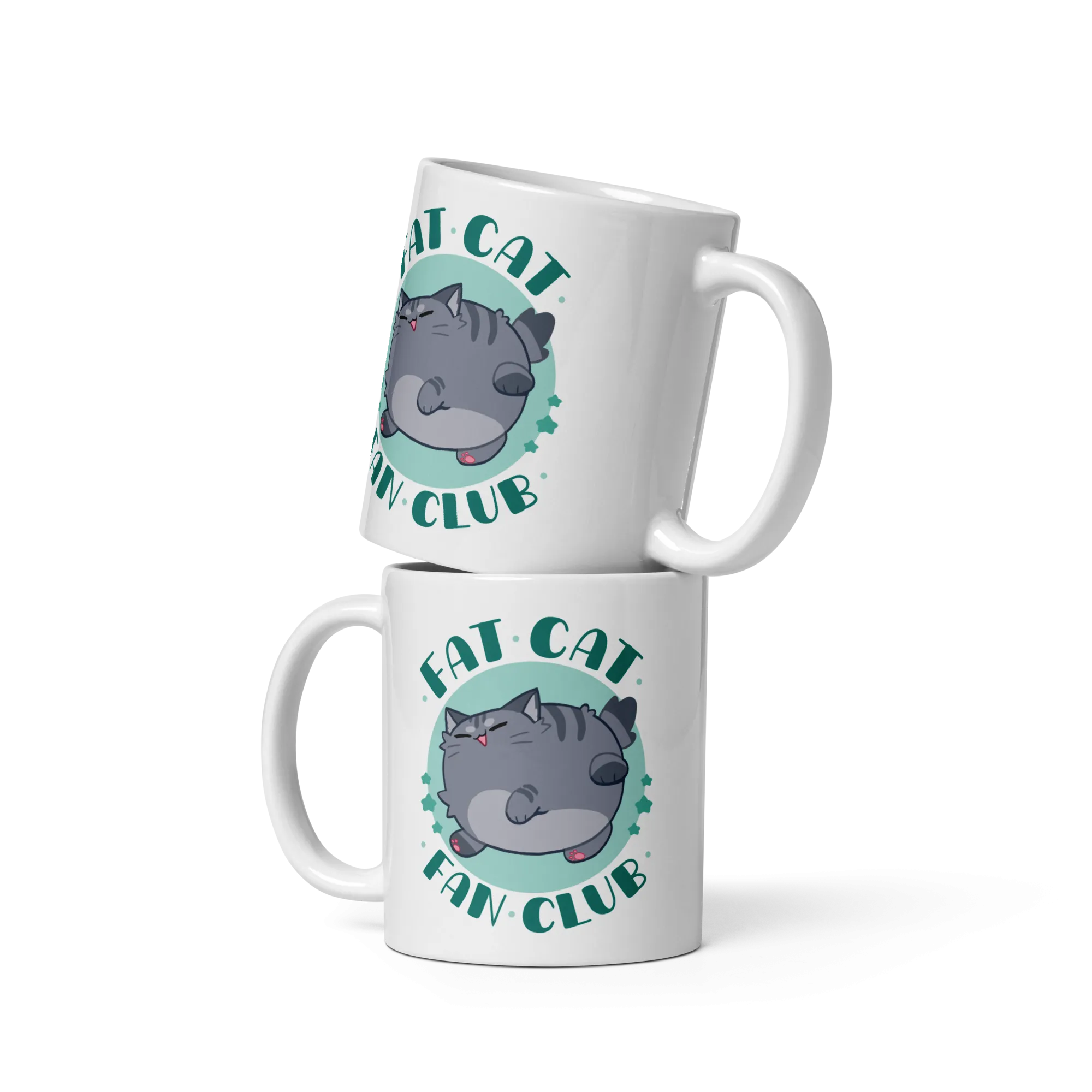 Fat Cat Fan Club Glossy Mug