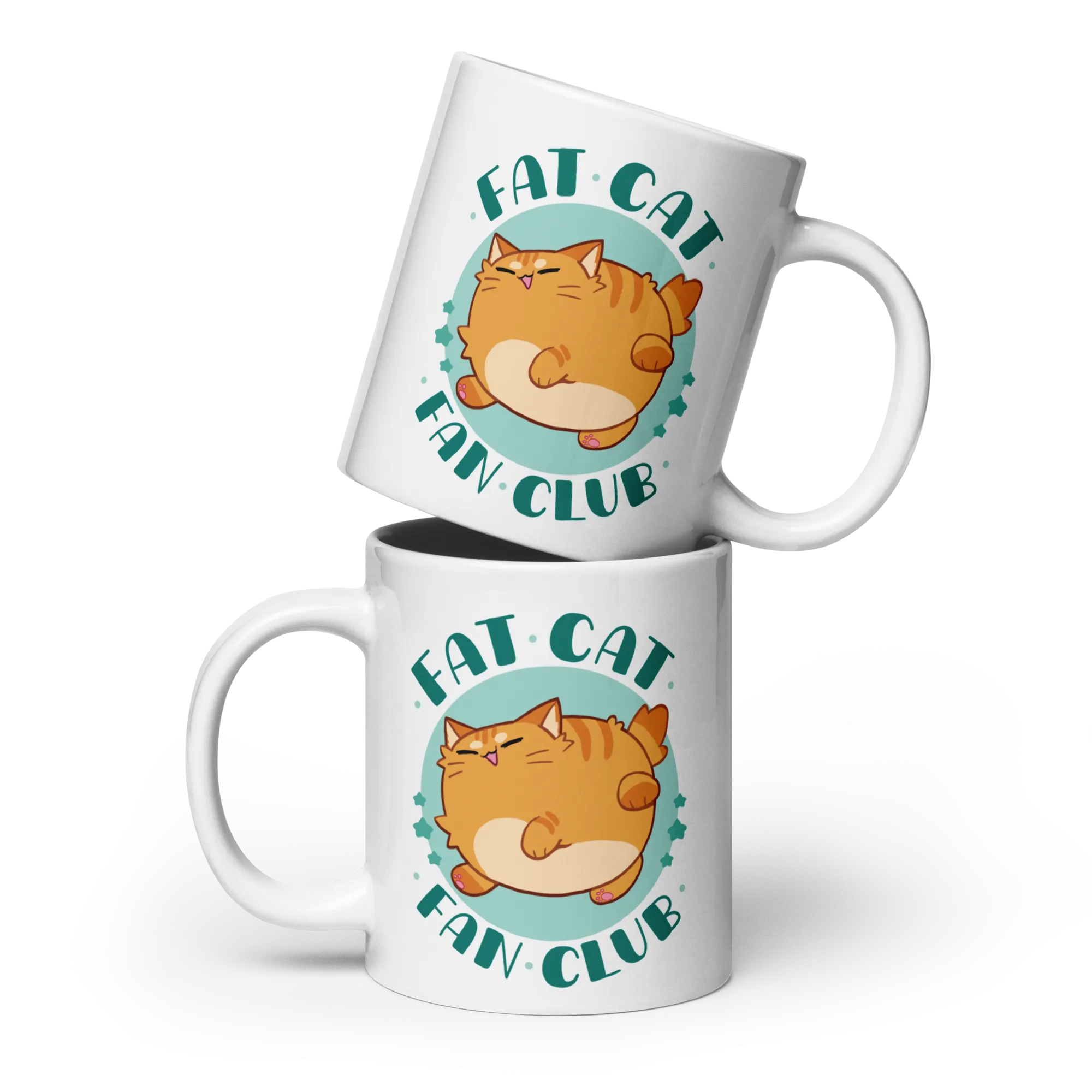 Fat Cat Fan Club Glossy Mug