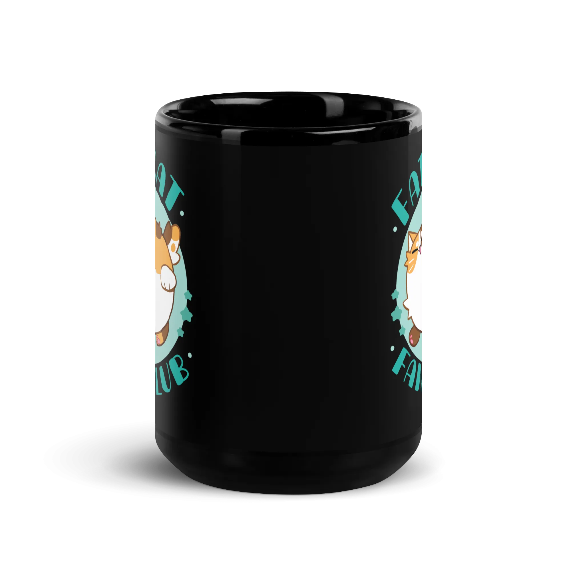Fat Cat Fan Club Glossy Mug