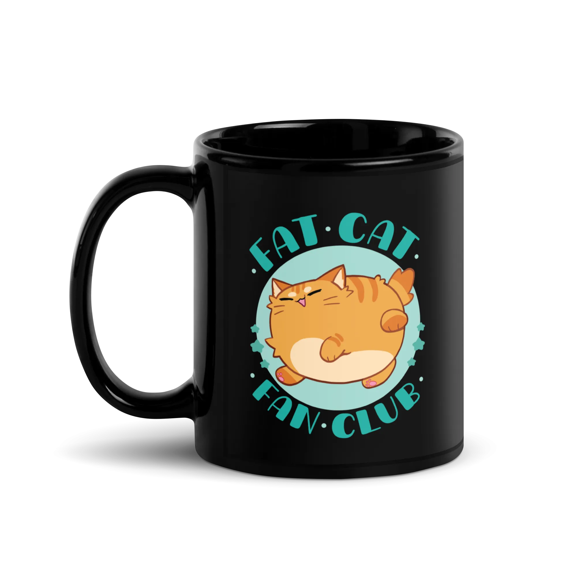 Fat Cat Fan Club Glossy Mug
