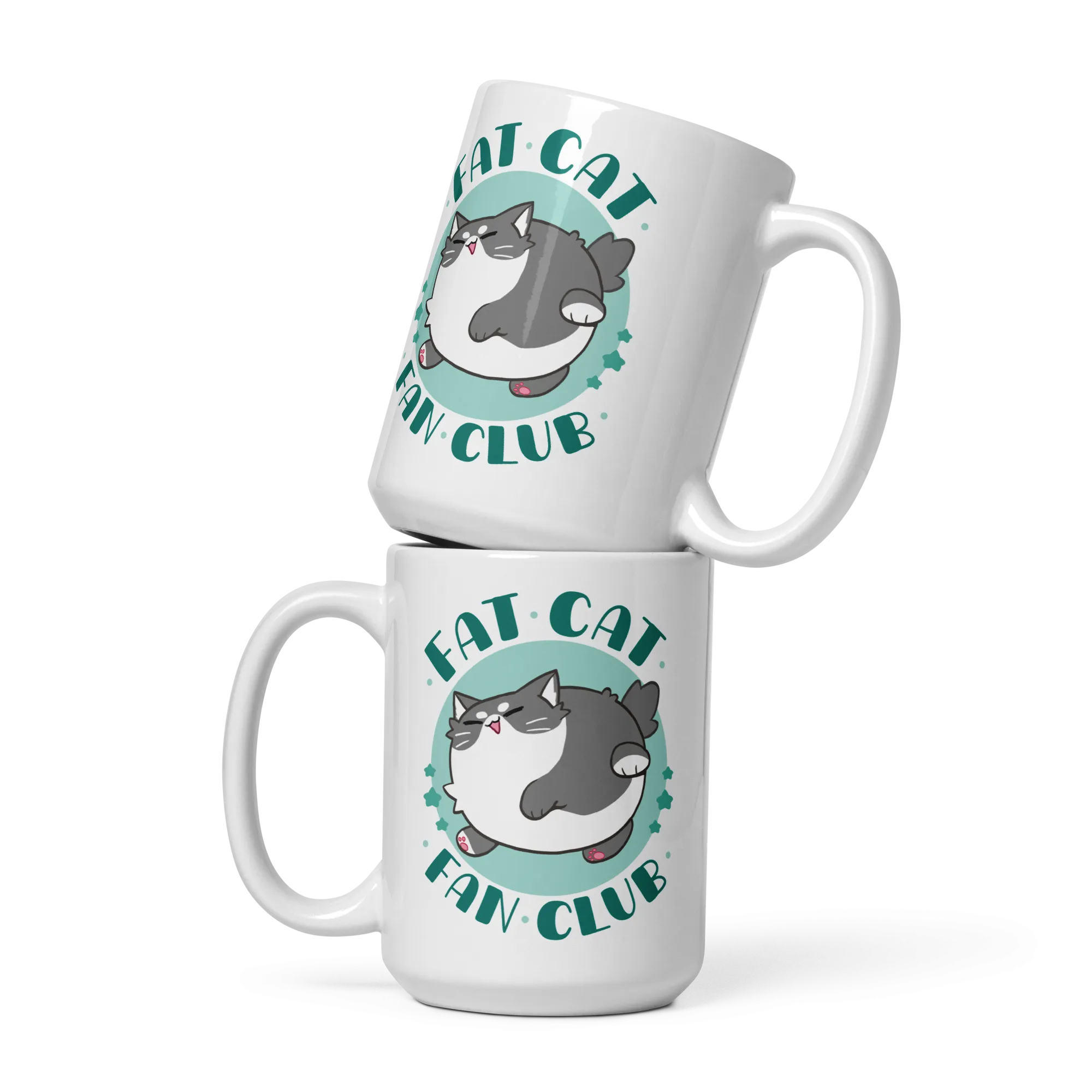 Fat Cat Fan Club Glossy Mug