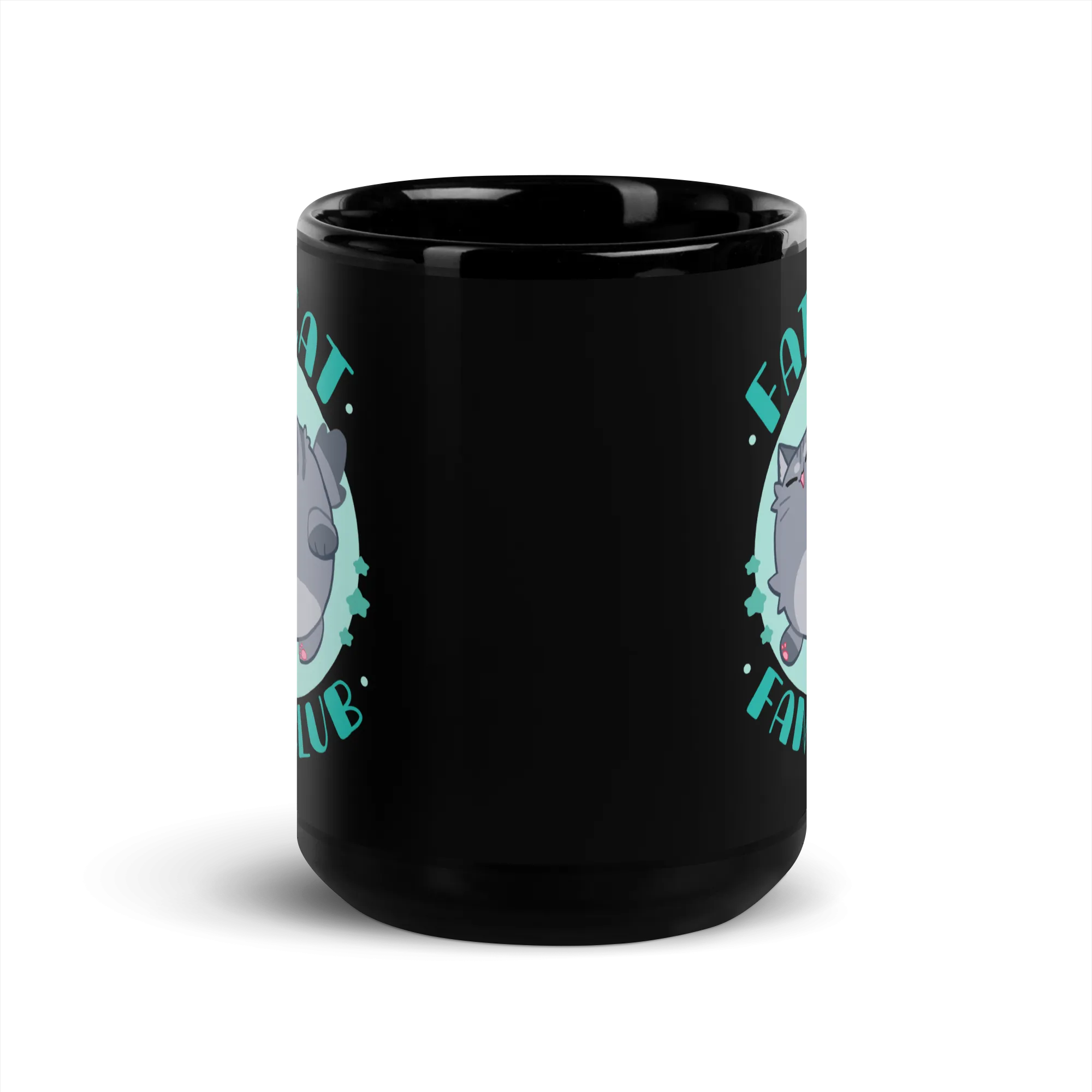 Fat Cat Fan Club Glossy Mug