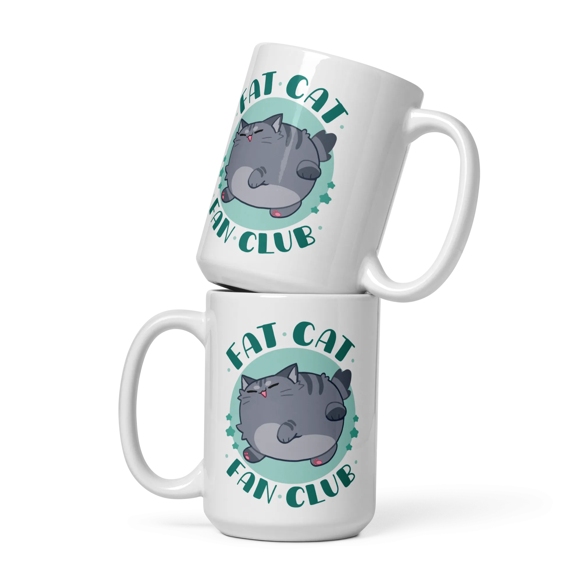Fat Cat Fan Club Glossy Mug