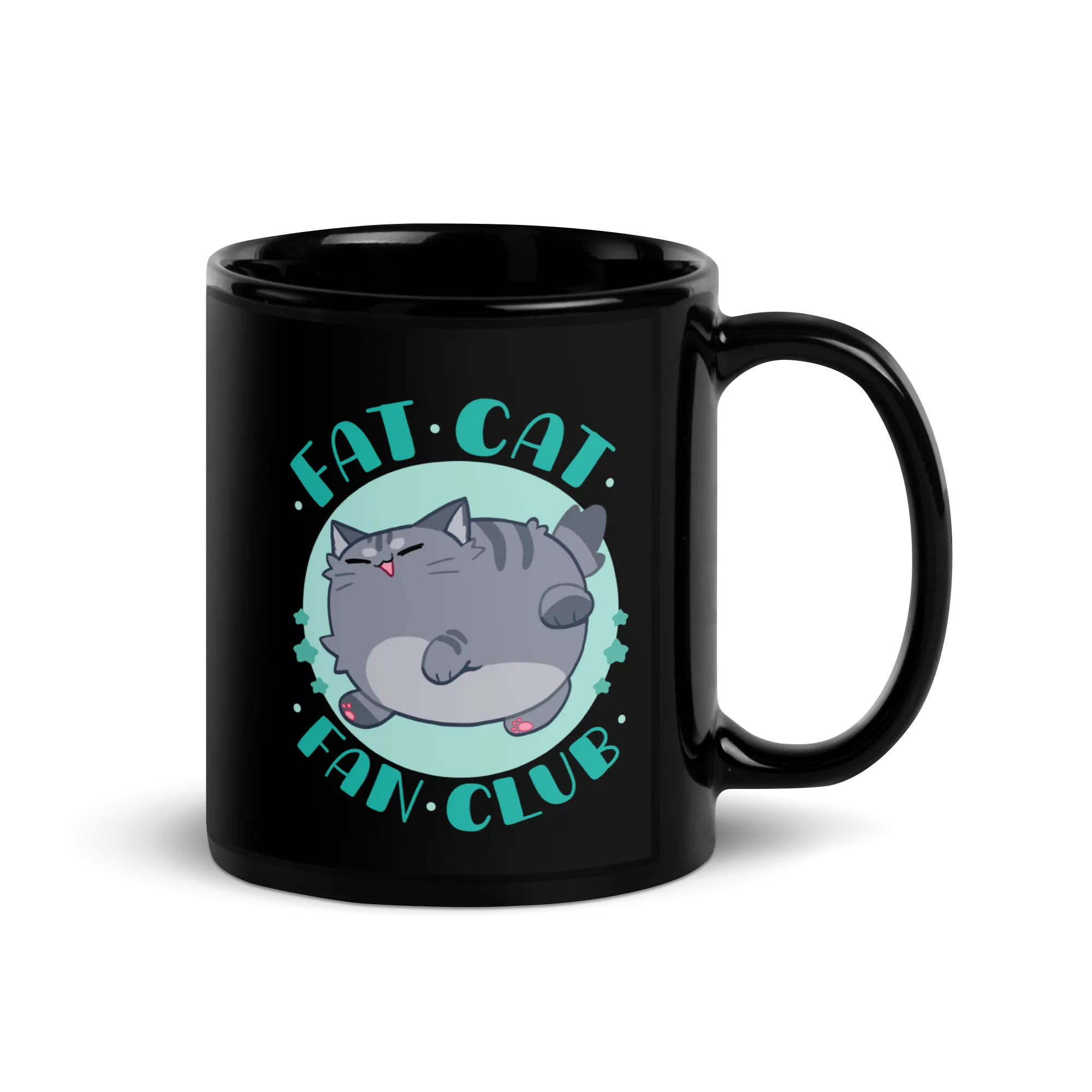 Fat Cat Fan Club Glossy Mug