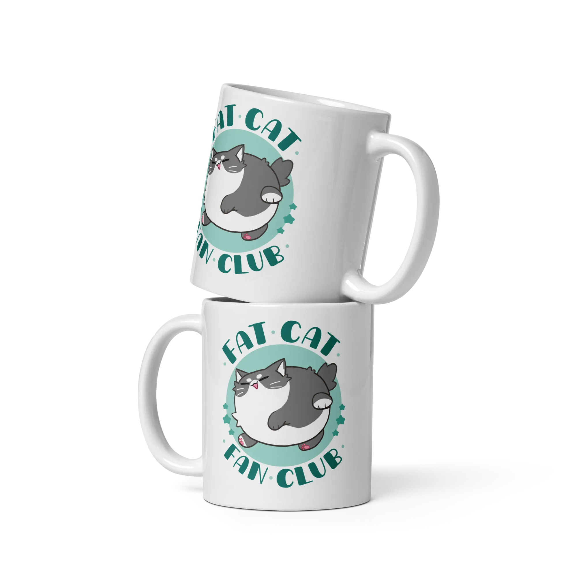 Fat Cat Fan Club Glossy Mug
