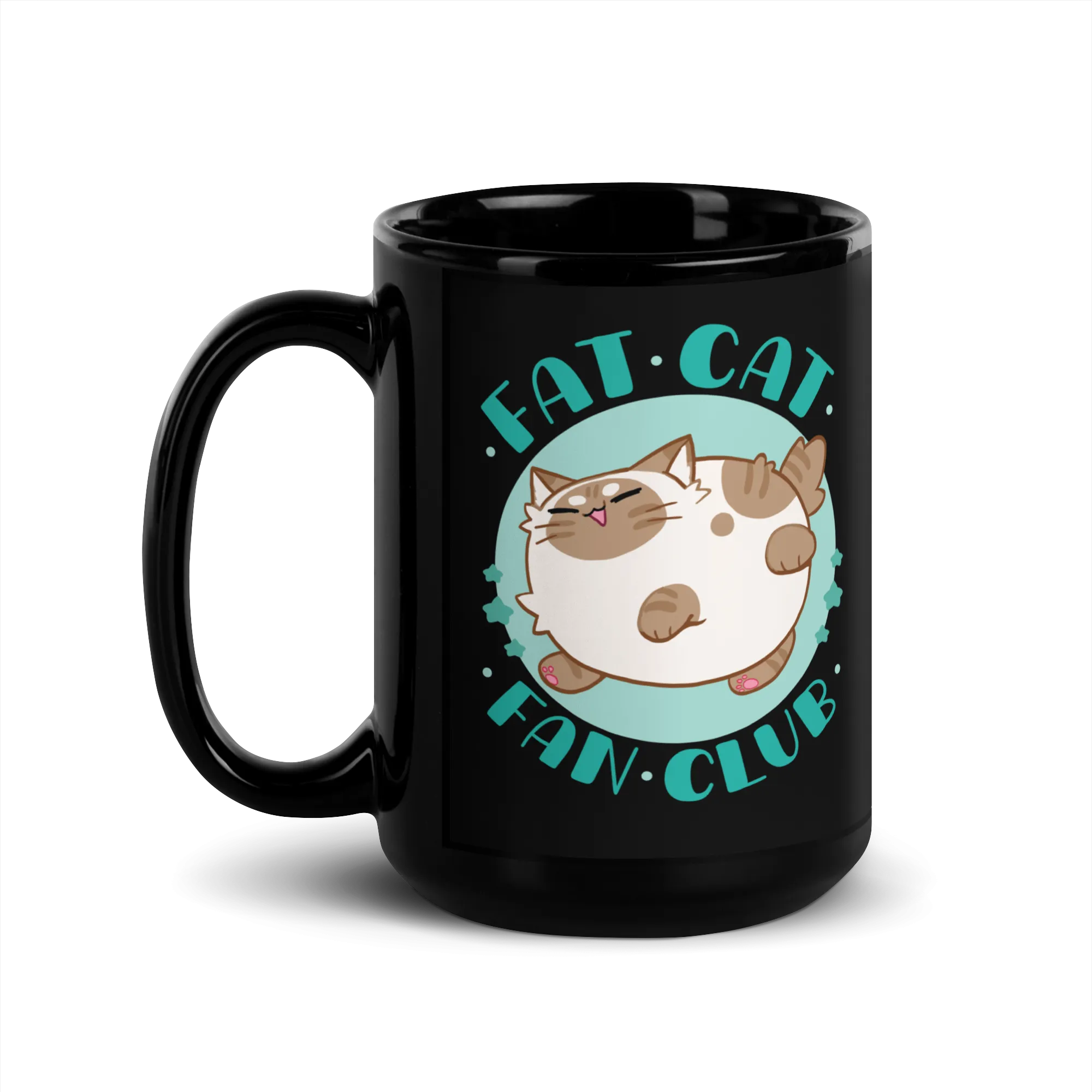 Fat Cat Fan Club Glossy Mug