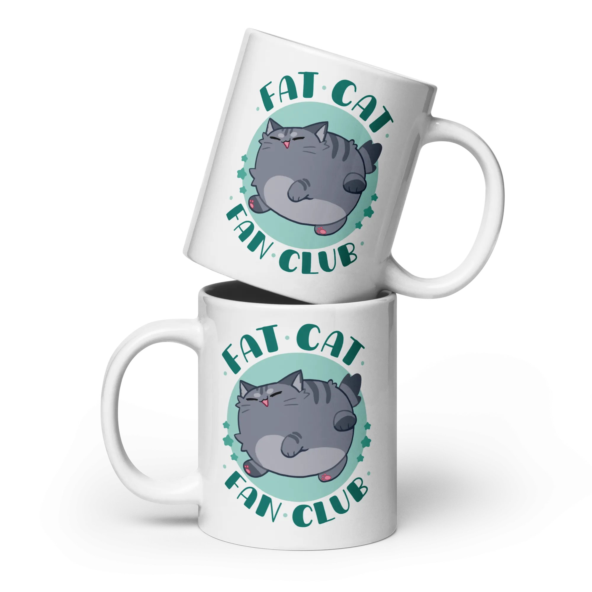 Fat Cat Fan Club Glossy Mug