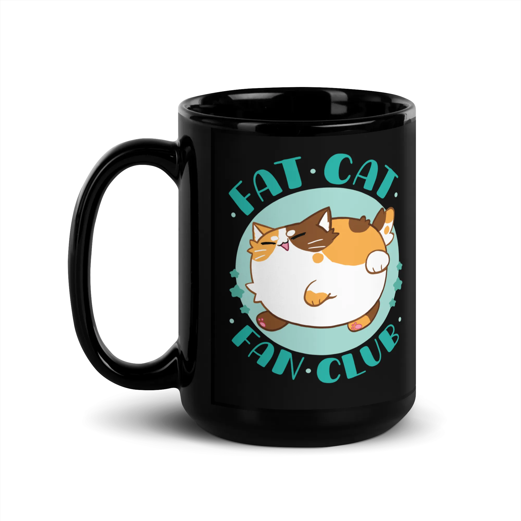 Fat Cat Fan Club Glossy Mug