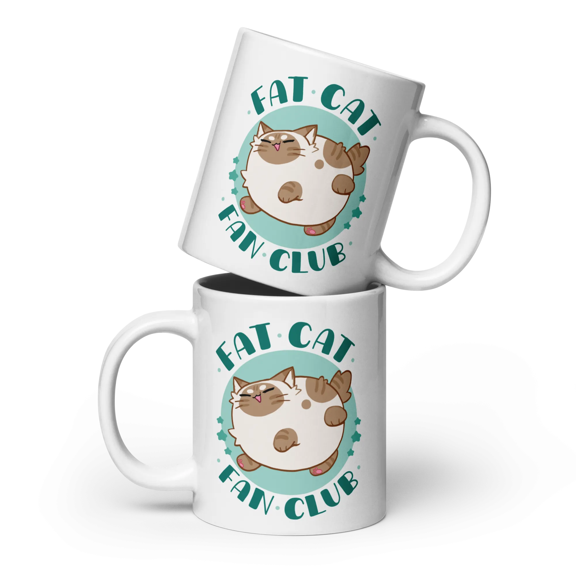 Fat Cat Fan Club Glossy Mug