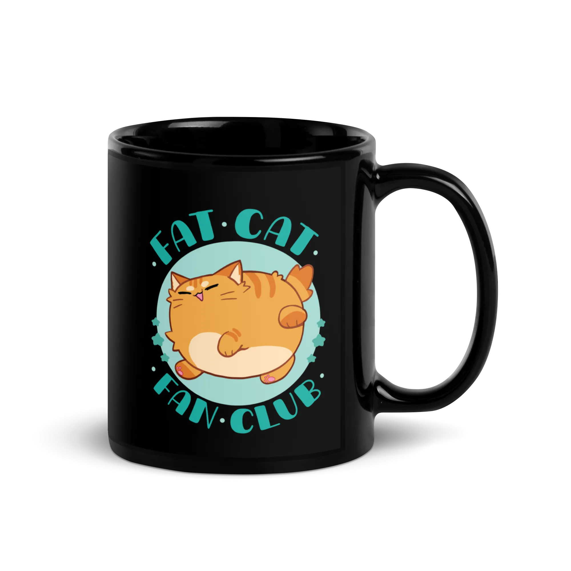 Fat Cat Fan Club Glossy Mug