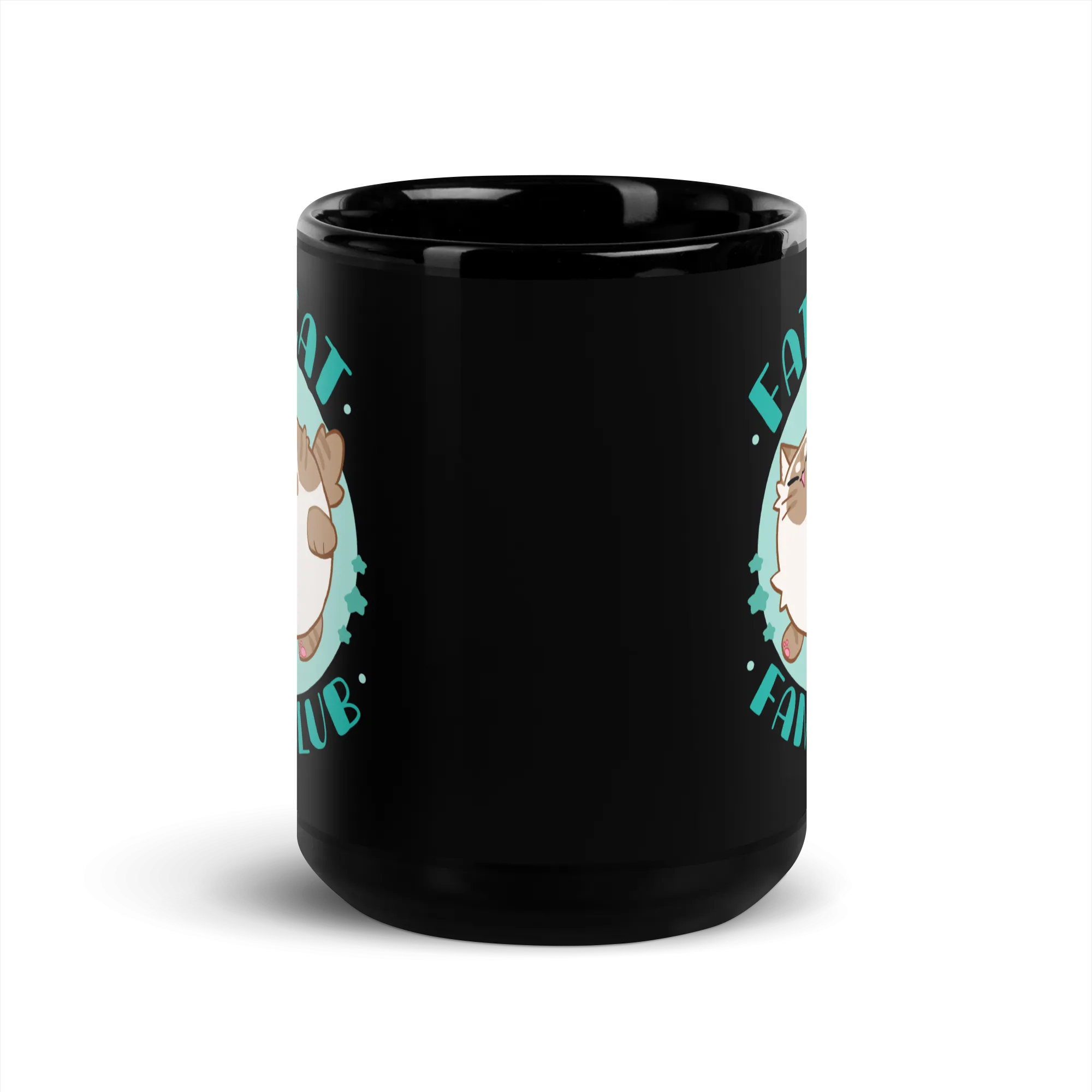 Fat Cat Fan Club Glossy Mug
