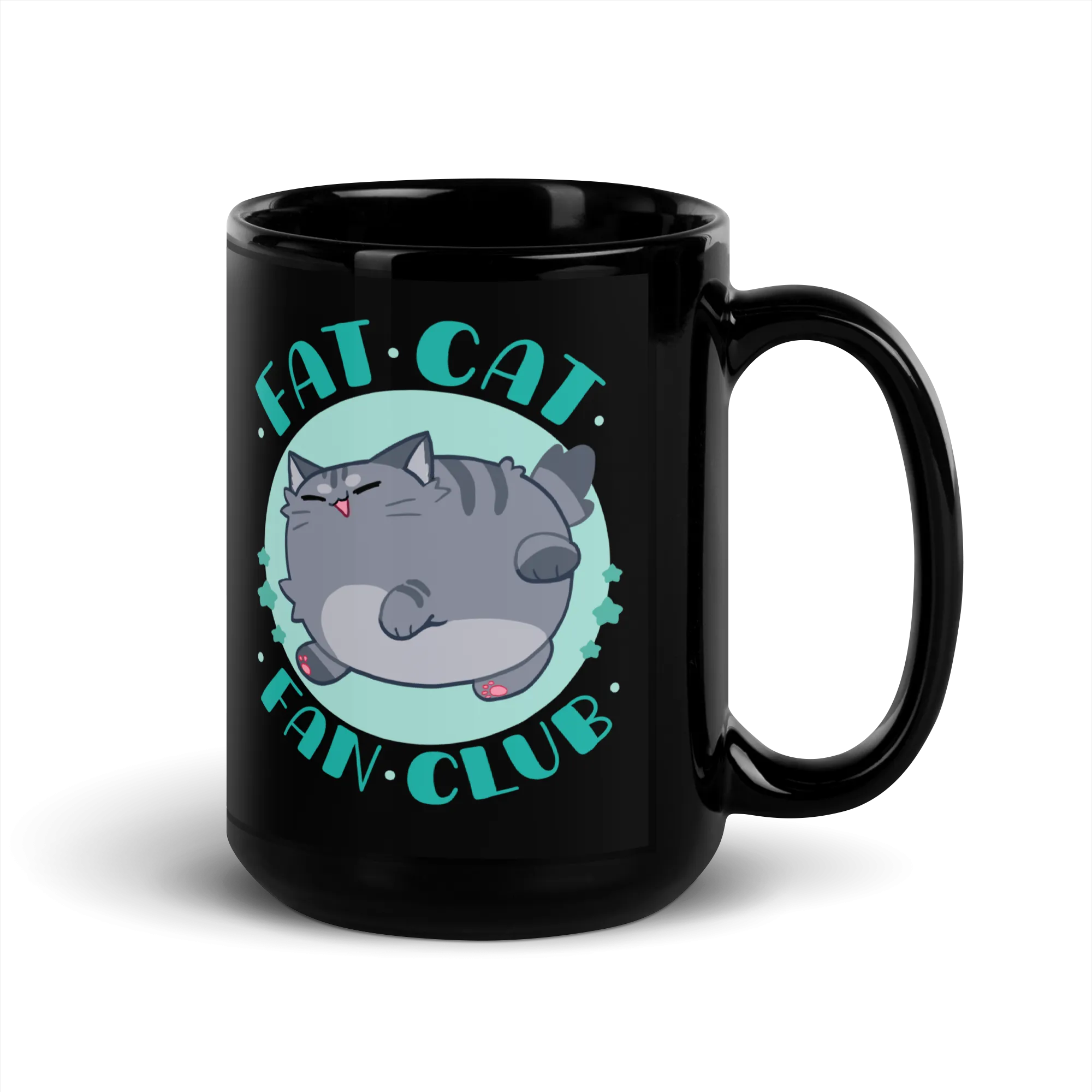 Fat Cat Fan Club Glossy Mug
