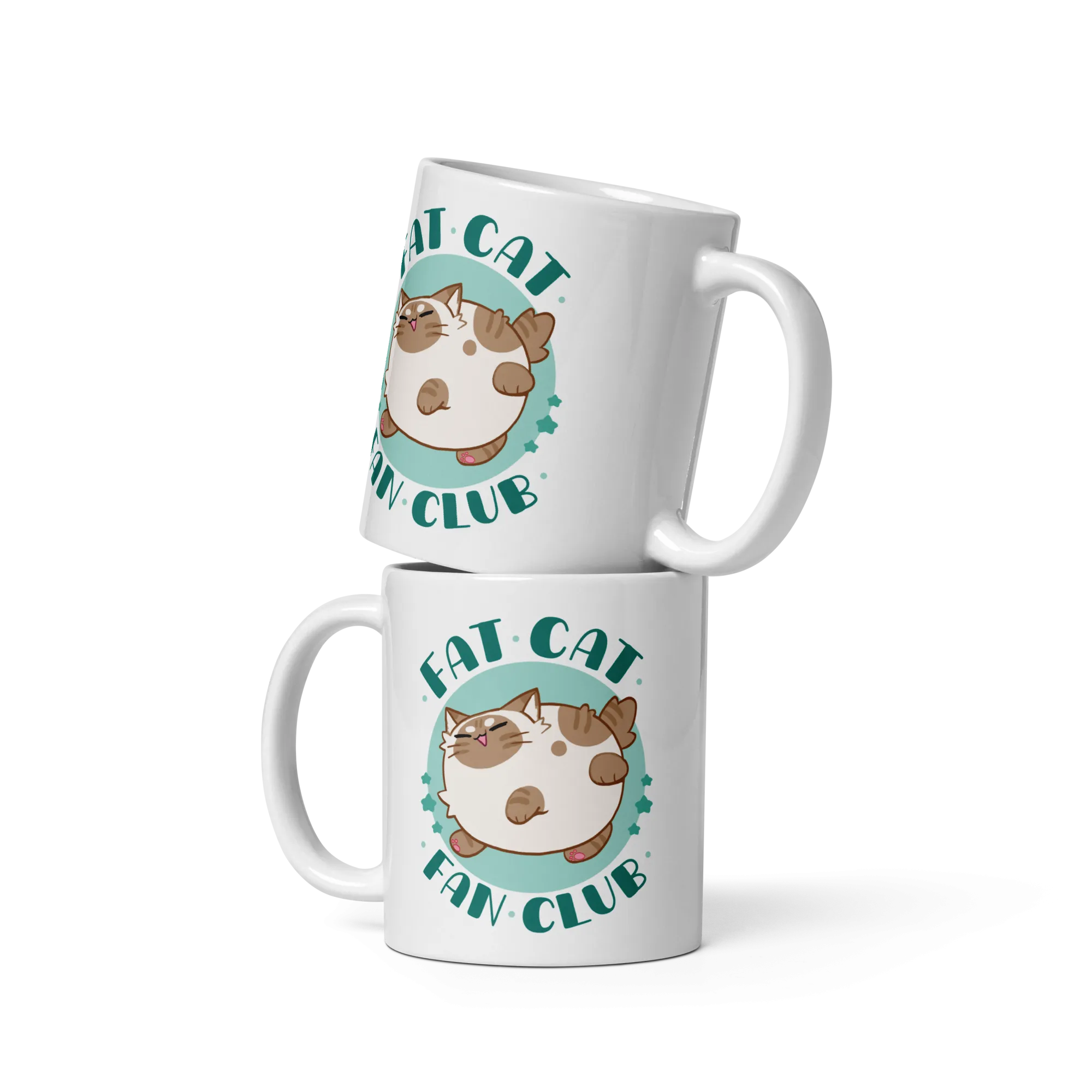 Fat Cat Fan Club Glossy Mug