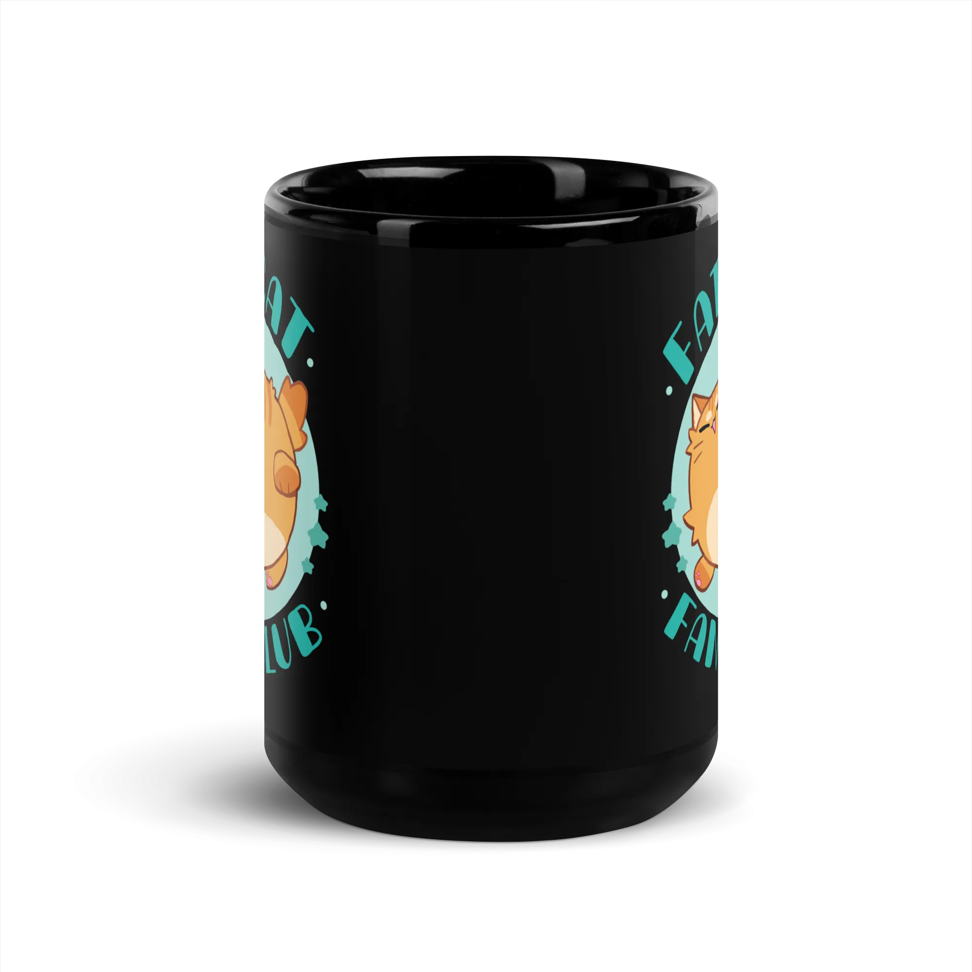 Fat Cat Fan Club Glossy Mug