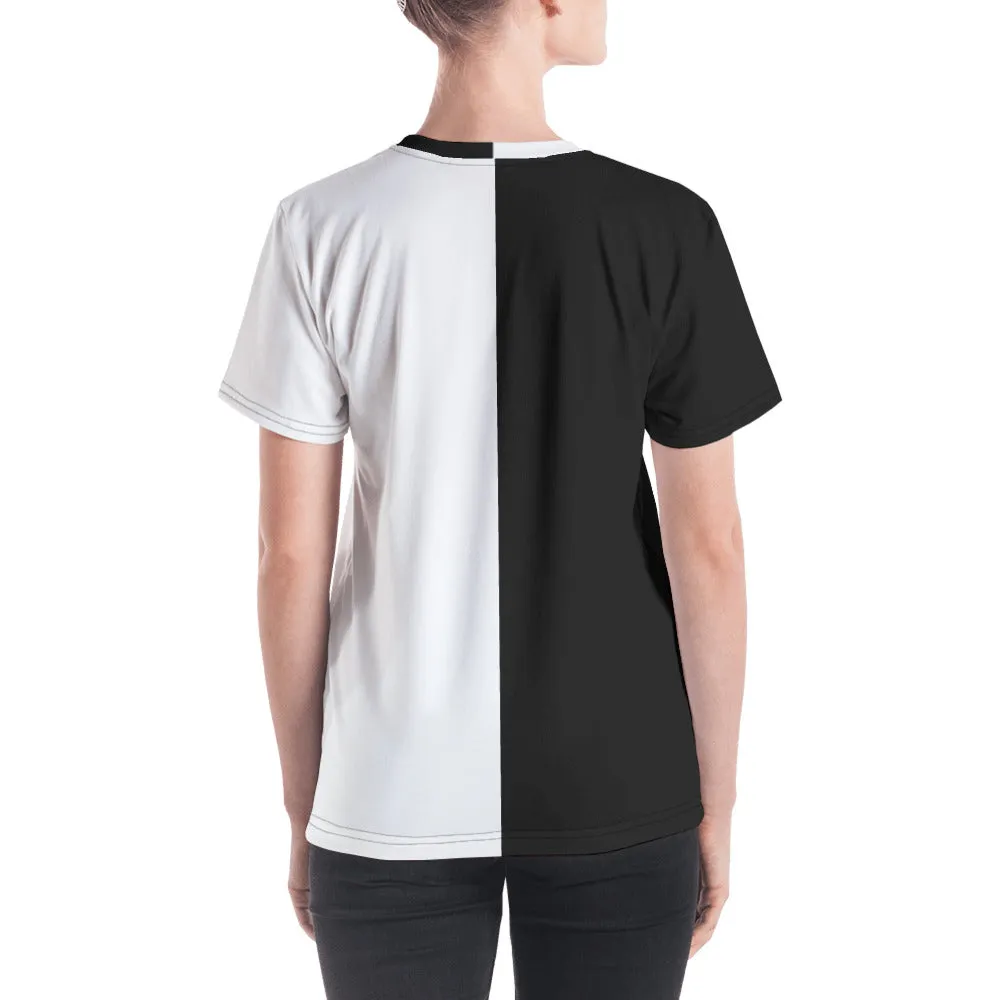 F*ck 2020 - Black and White Split - Women's V-neck