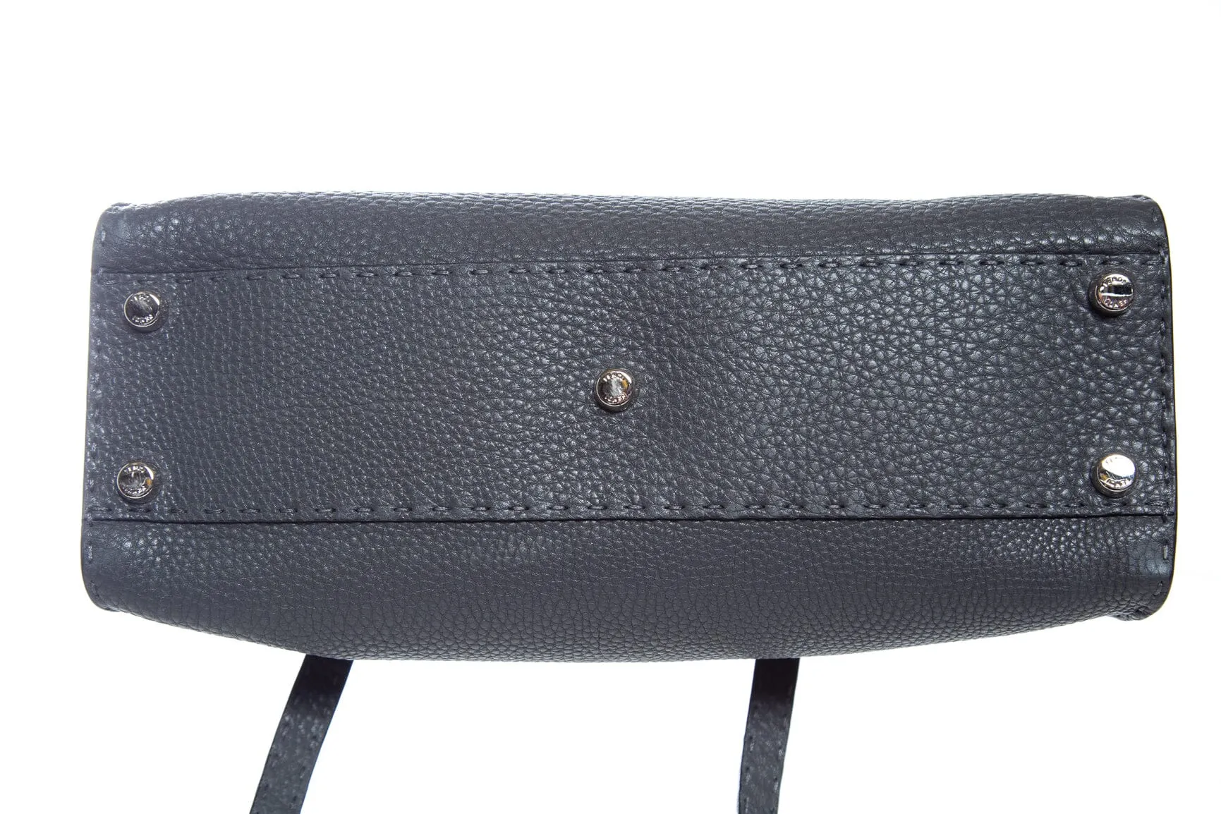 Fendi Slate Gray Medium Selleria Peekaboo