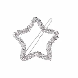 Ferosh Clora Silver Shining Star Hair Pin