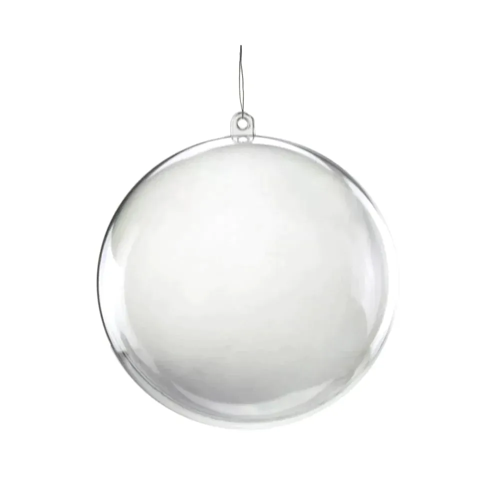Fillable Round Clear Ball Ornaments
