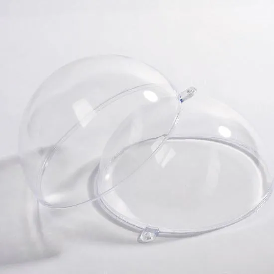 Fillable Round Clear Ball Ornaments