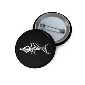Fish Bone Pin Buttons