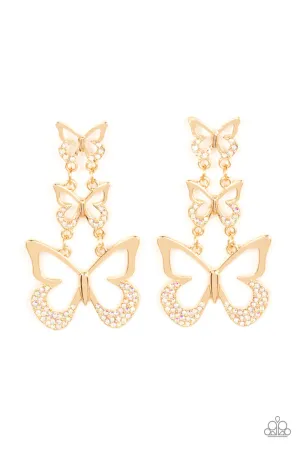 Flamboyant Flutter - Multi Post Earring