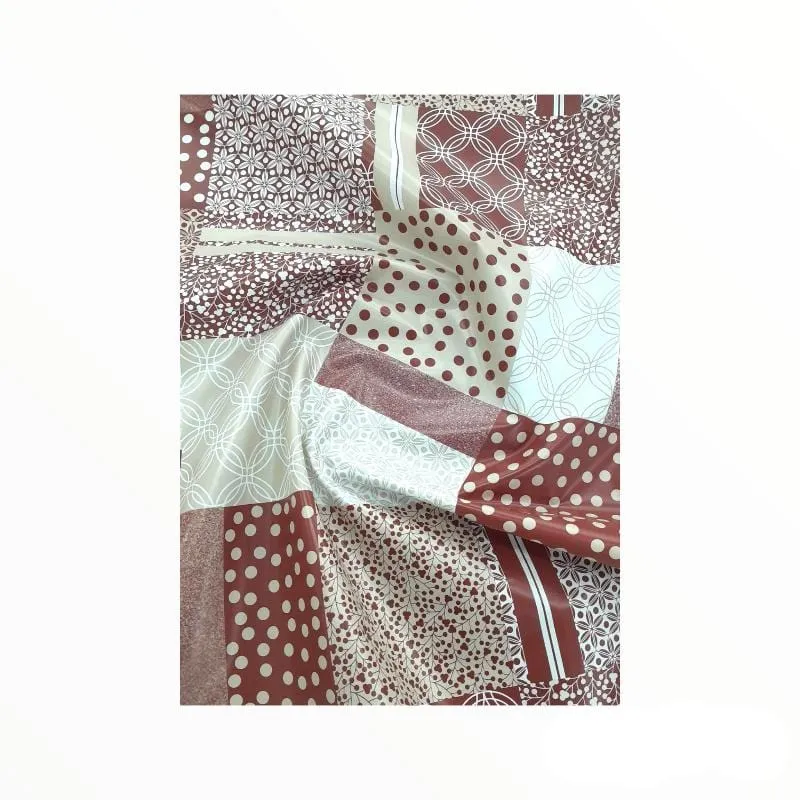 Flannel Backed Blocks Plastic Tabling 161B 140 cm