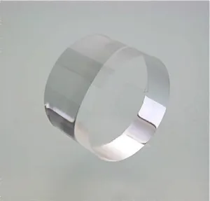 Flat Edge Acrylic Round 5/8 in thick x 1.25 in diameter, Polished Flat Top and Bottom, $3.
