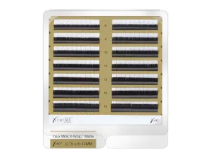 FLAT LASH X 40 Ciglia Faux Mink X-WRAP MATTE (Fine scorte)