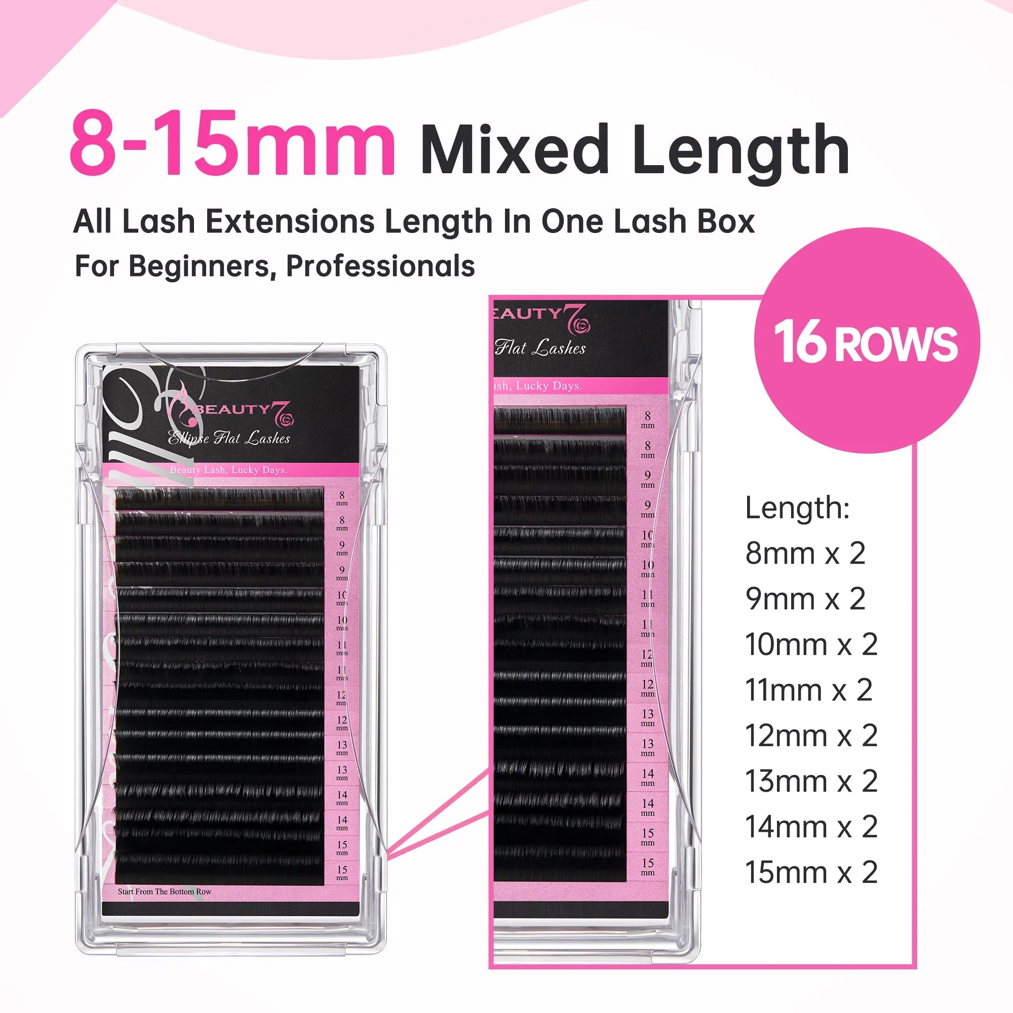 Flat Lashes Mixed