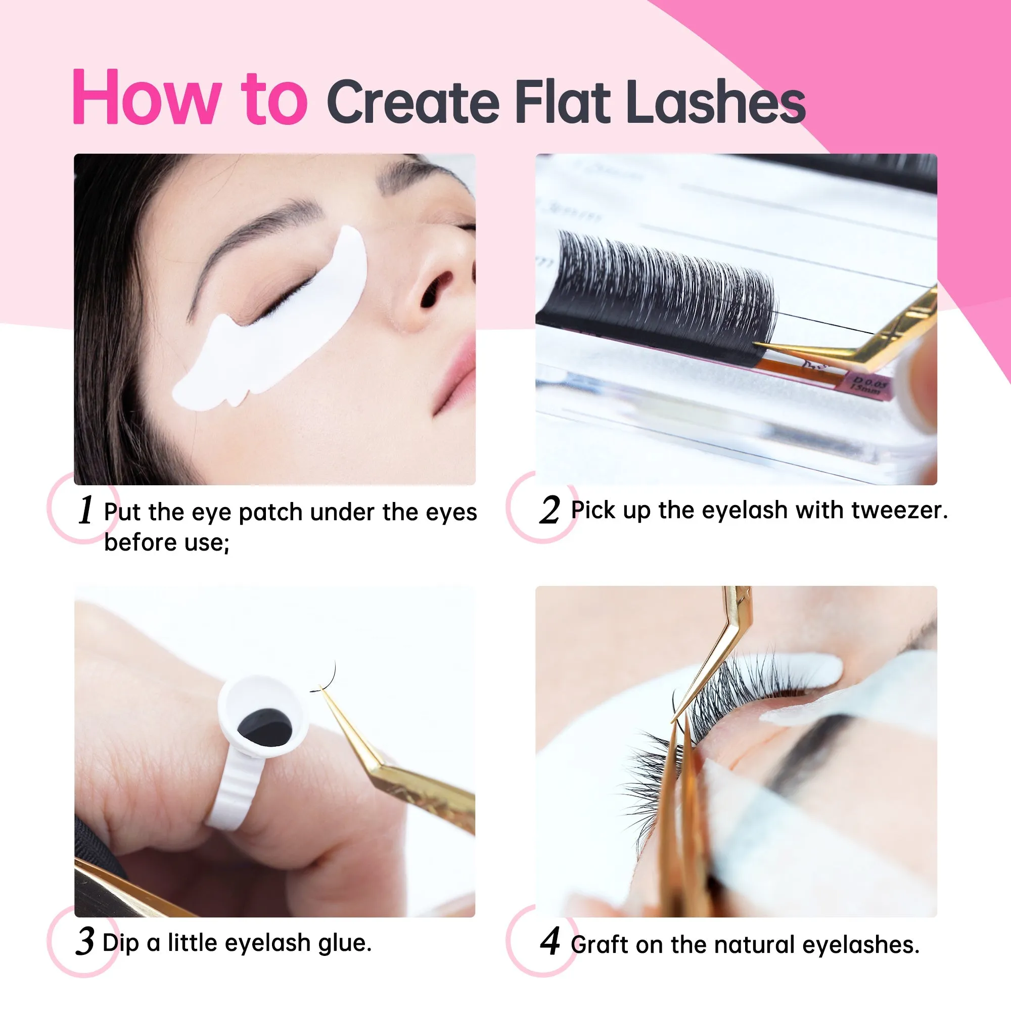 Flat Lashes Mixed