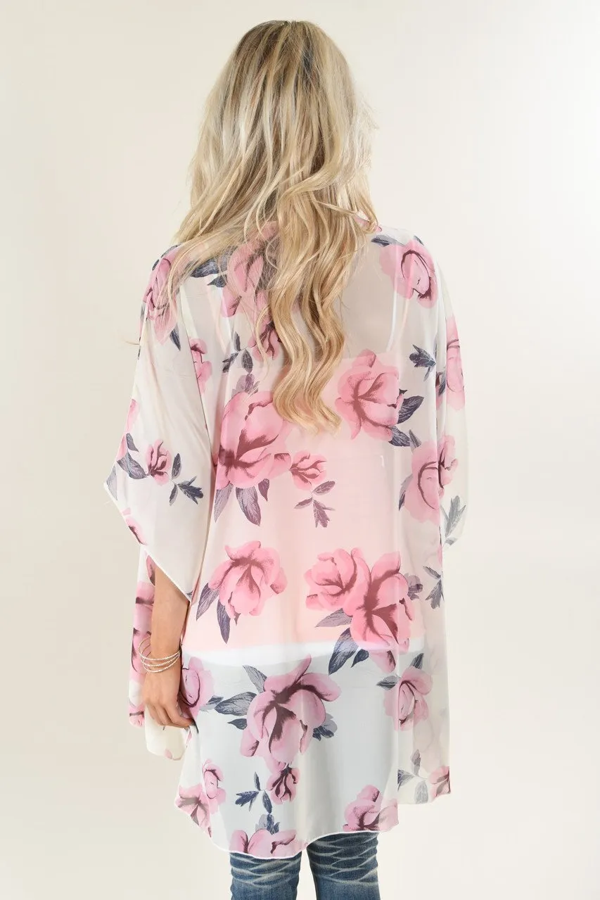 Floral Fun Kimono