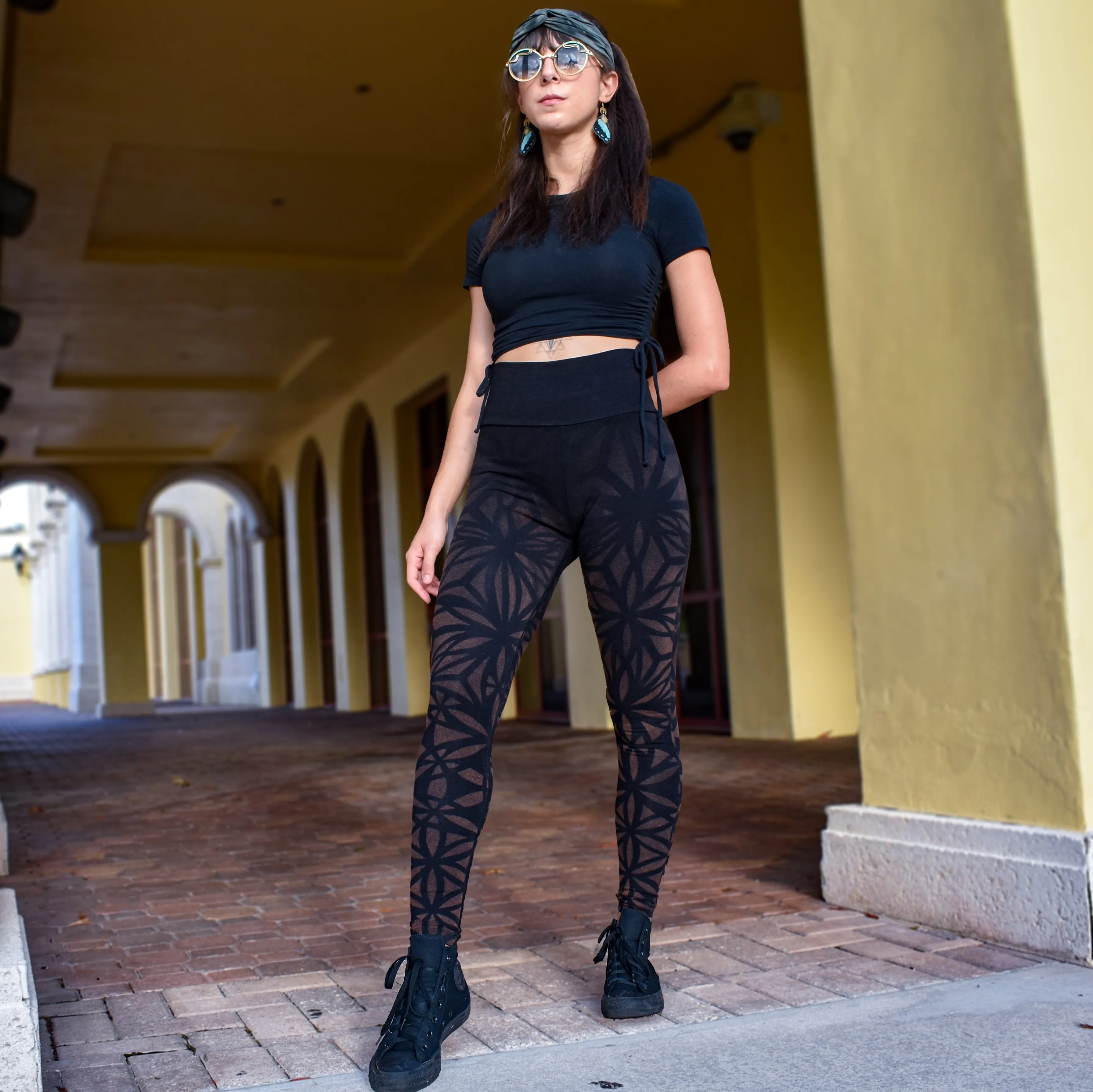 Fractal Flower of Life Leggings