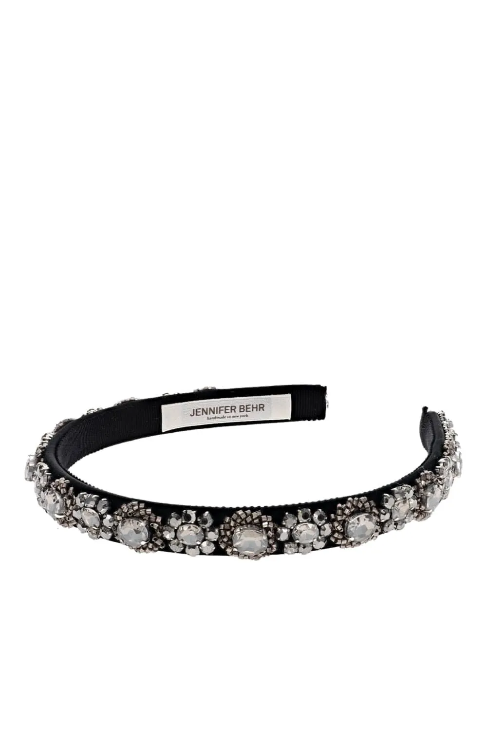 Frances Crystal Embellished Satin Headband