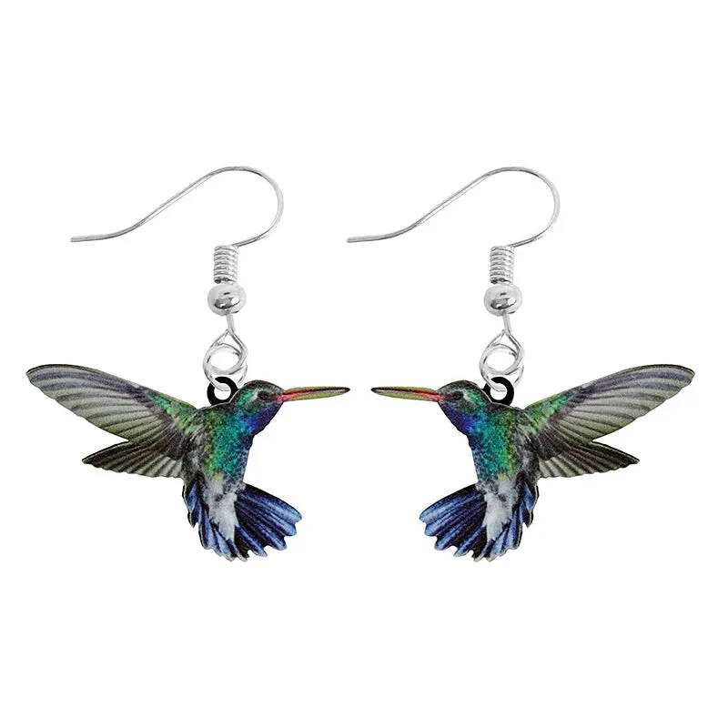 Fun Bird Earrings - Acrylic
