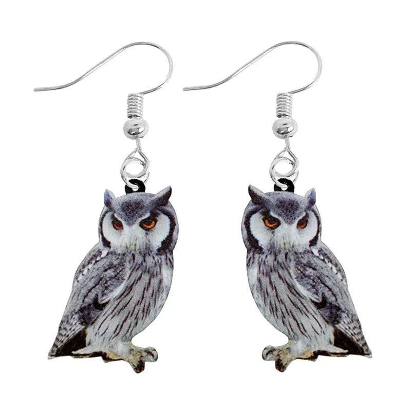 Fun Bird Earrings - Acrylic