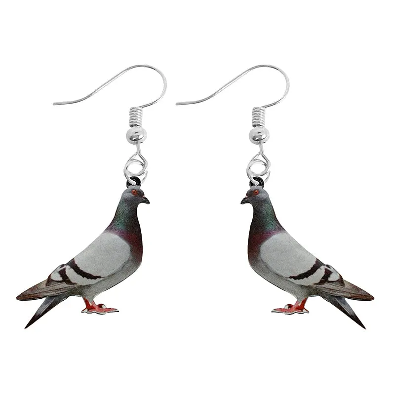 Fun Bird Earrings - Acrylic