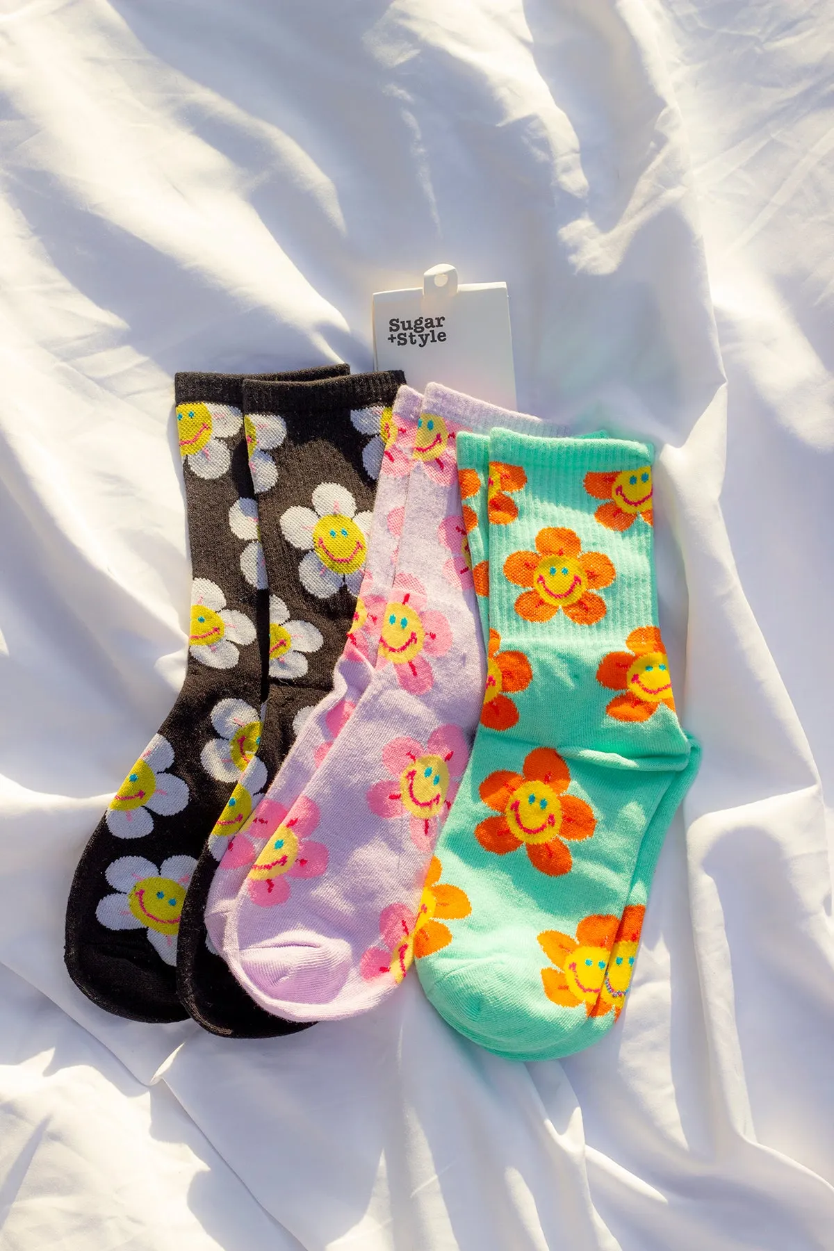 Fun Flower Socks