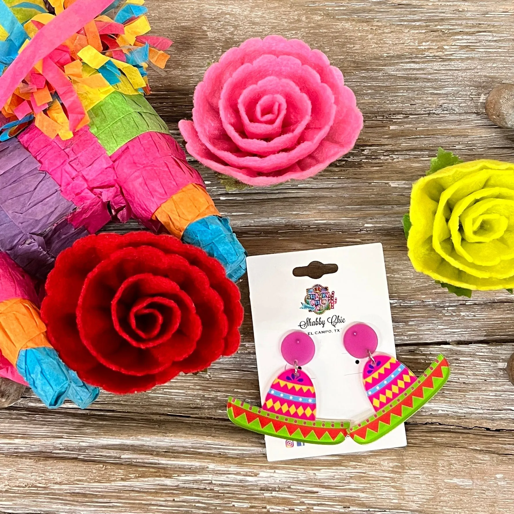 Fun Sombrero Earrings
