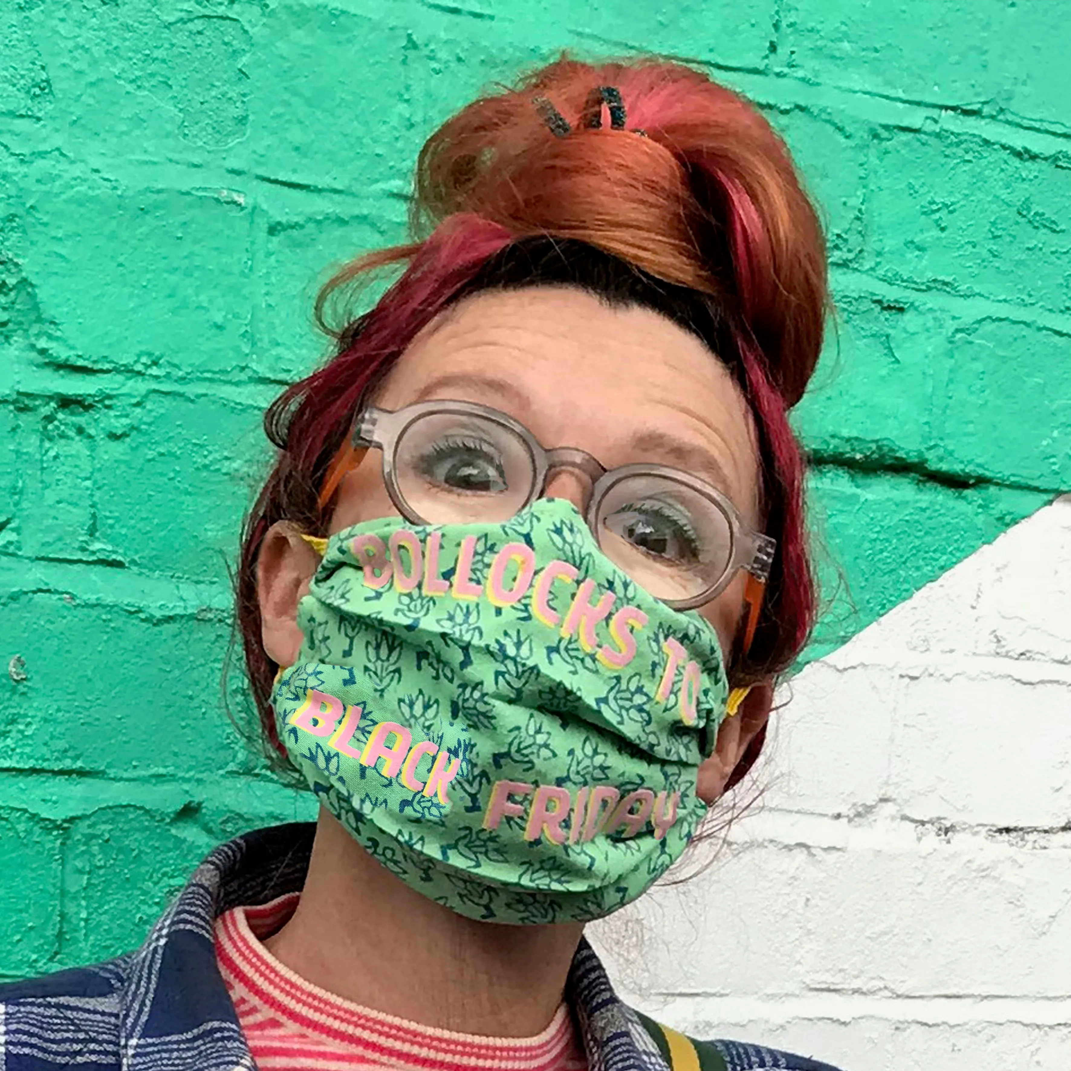 funny old face mask  - a corona souvenir