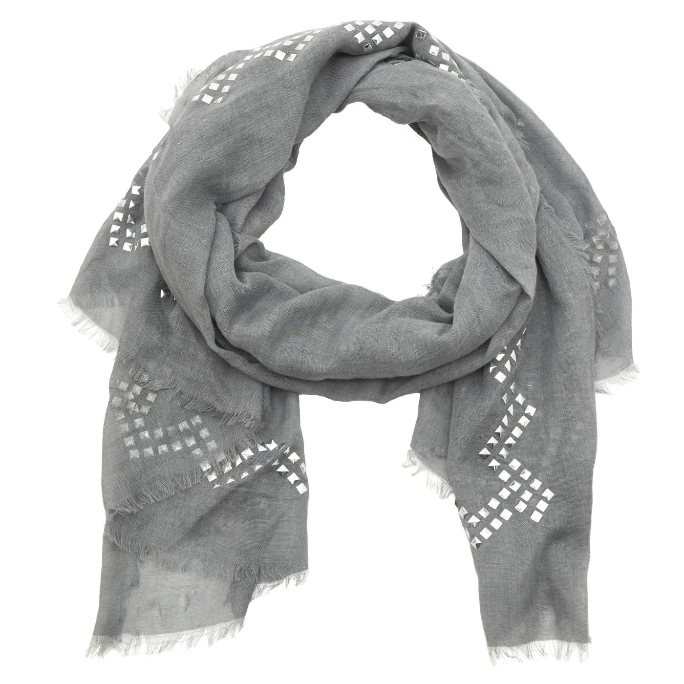 Gala Solid Embellished Scarf