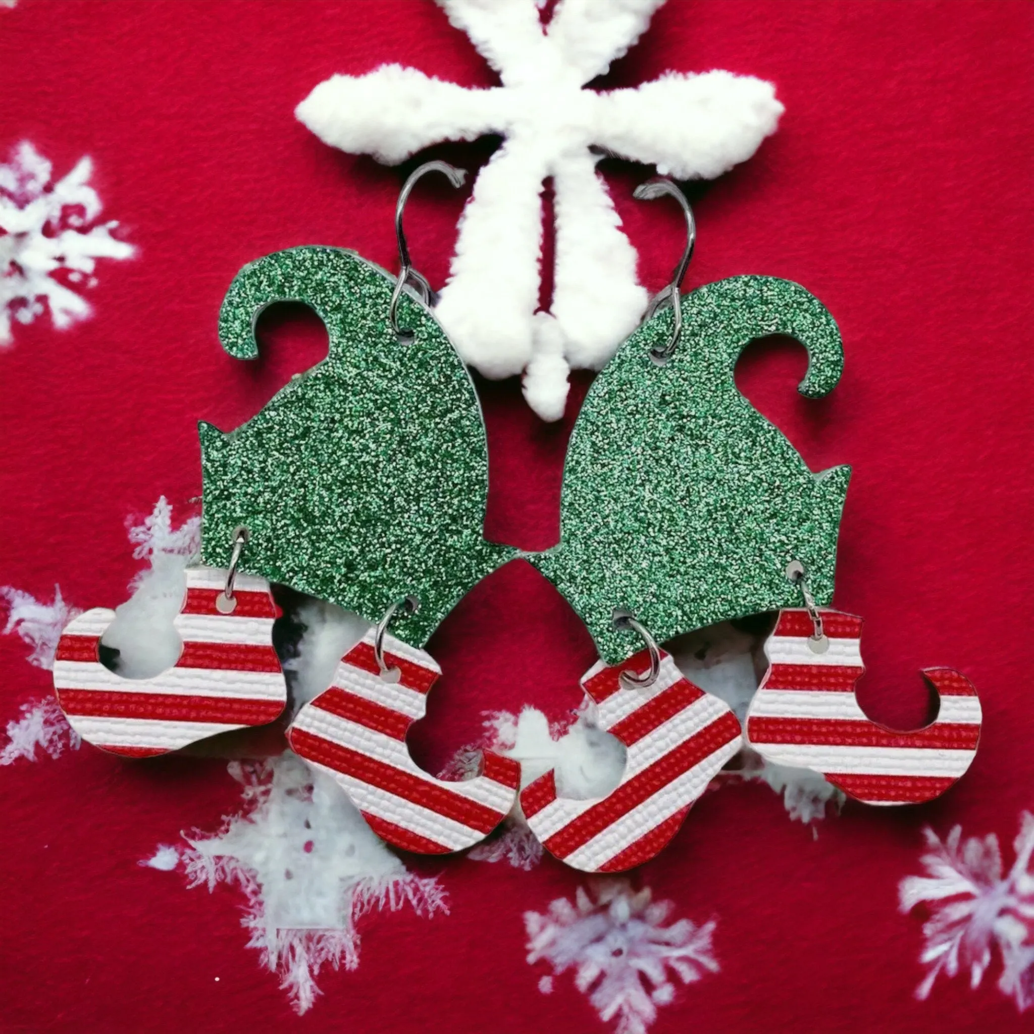 Glitzy Elf Dangles