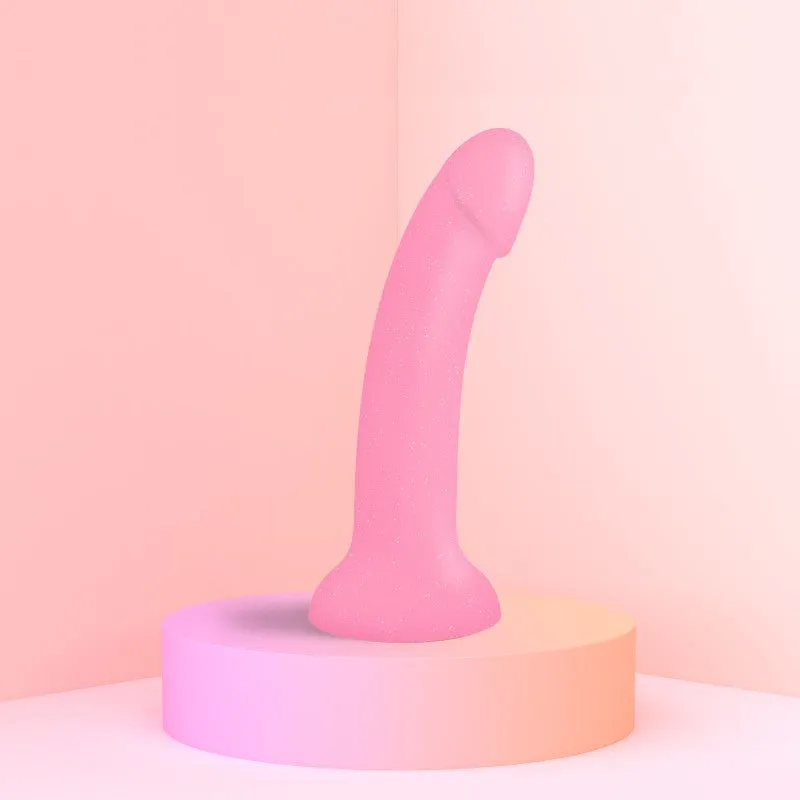 Glitzy Glow in the Dark Silicone Dildo