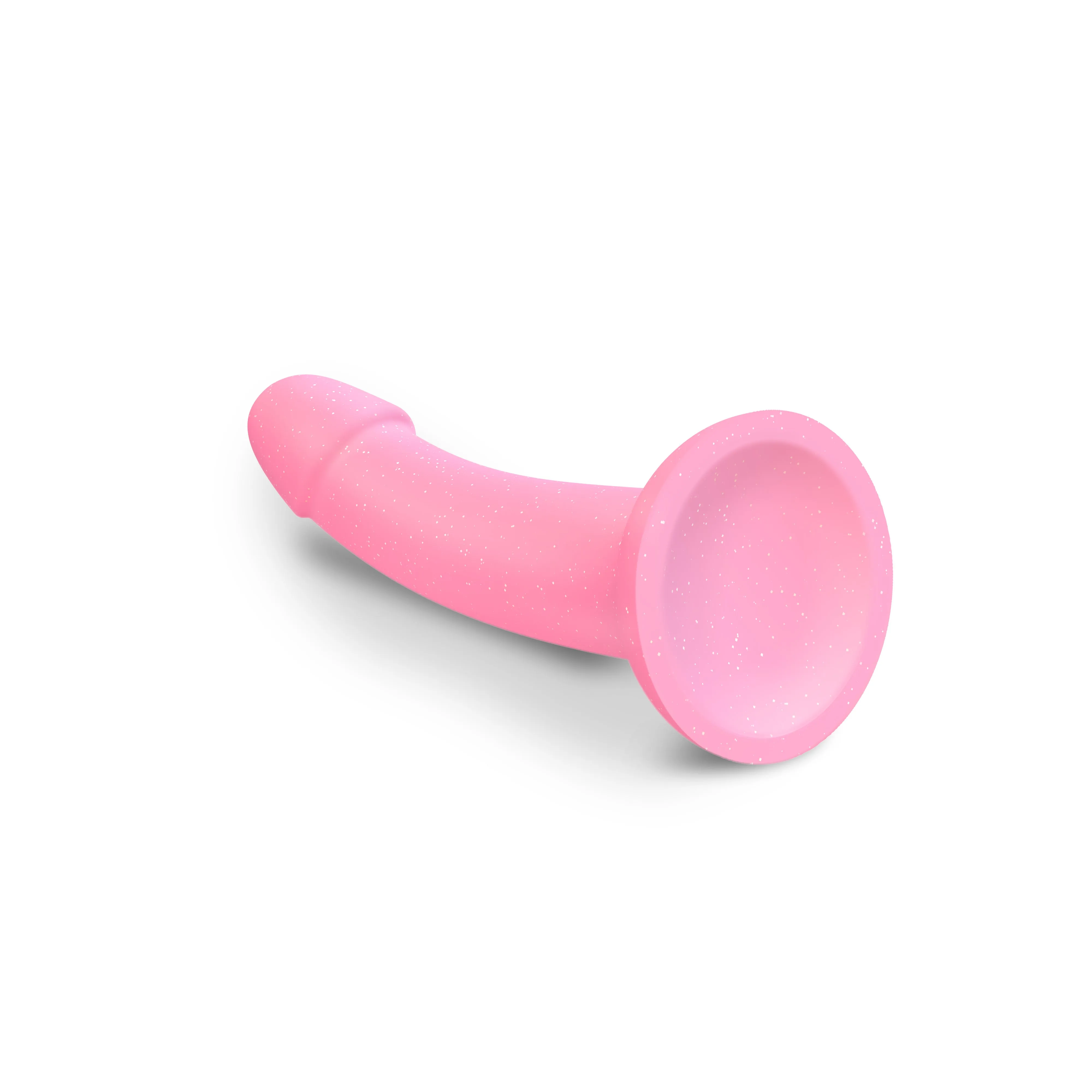 Glitzy Glow in the Dark Silicone Dildo