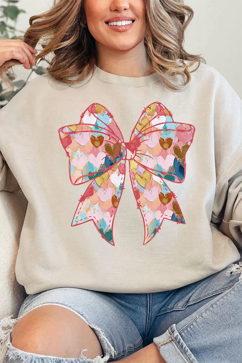 Glitzy Heart Coquette Unisex NuBlend Crew Sweatshirt