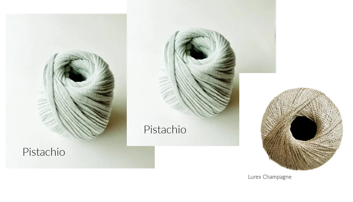 Glitzy Pistachio shawl