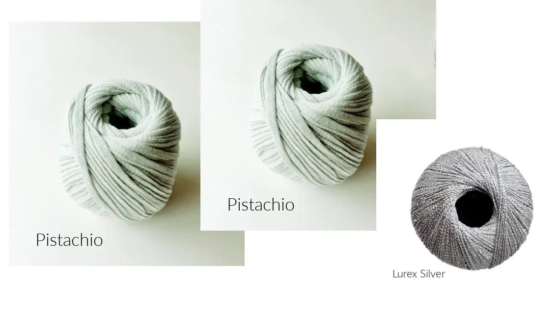 Glitzy Pistachio shawl